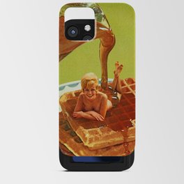 Pour some syrup on me - Breakfast Waffles iPhone Card Case