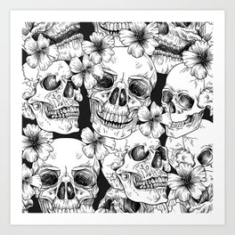 Skull Products Art Prints Society6