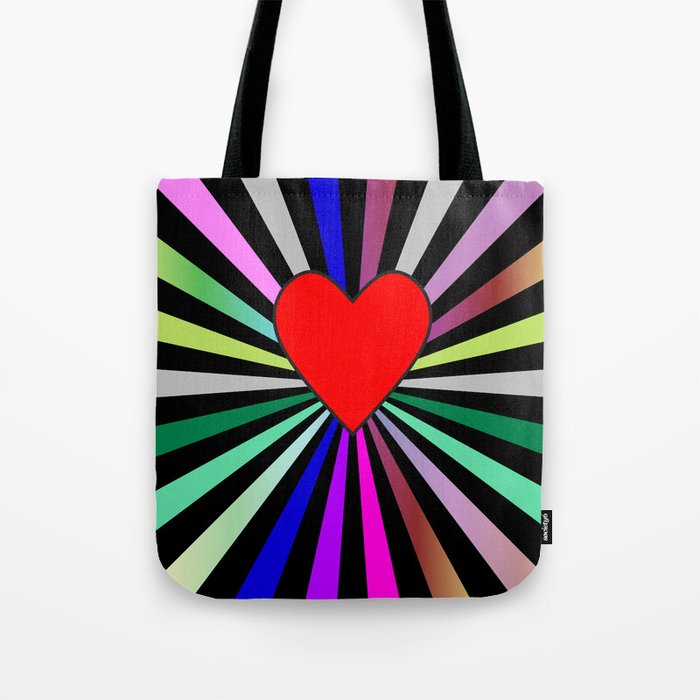 Pop Heart Tote Bag