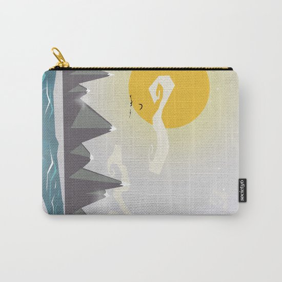 Grey mountains of joy Carry-All Pouch