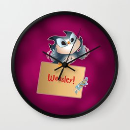 Pigwidgeon a replacement owl Wall Clock
