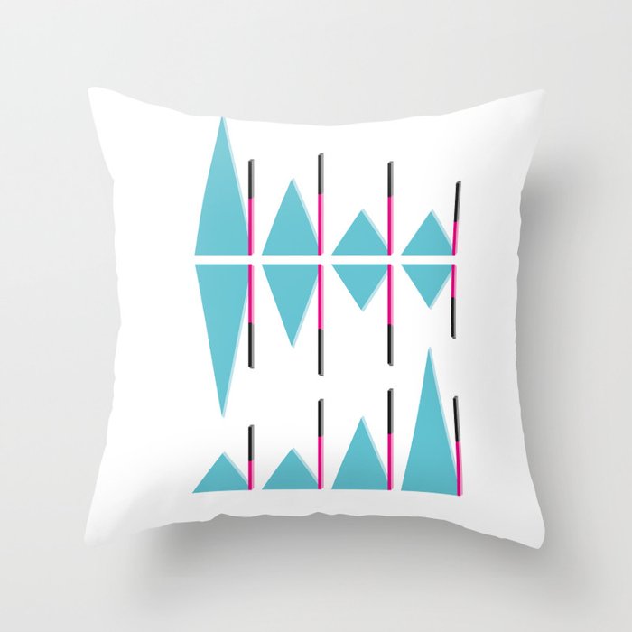 Infographic Selection #2 Throw Pillow