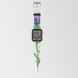 Watercolor Thistle Apple Watch Band