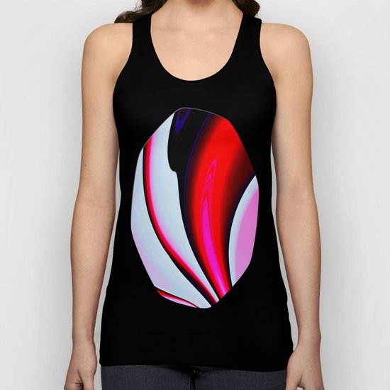 Abstract Fractal Colorways 02BPk Unisex Tank Top