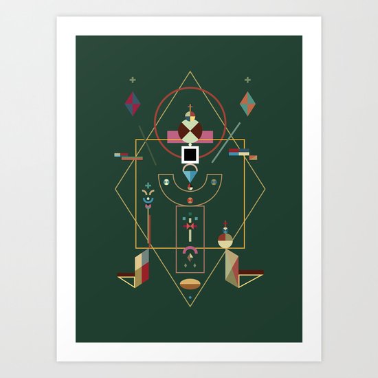 the last emperor Art Print