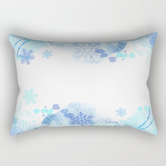 Snowflakes Rectangular Pillow