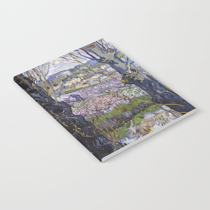 View of Arles, Flowering Orchards Notebook