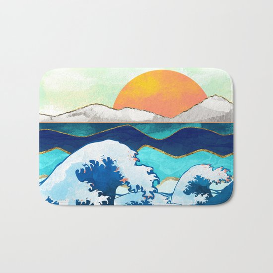 Stormy Waters Bath Mat