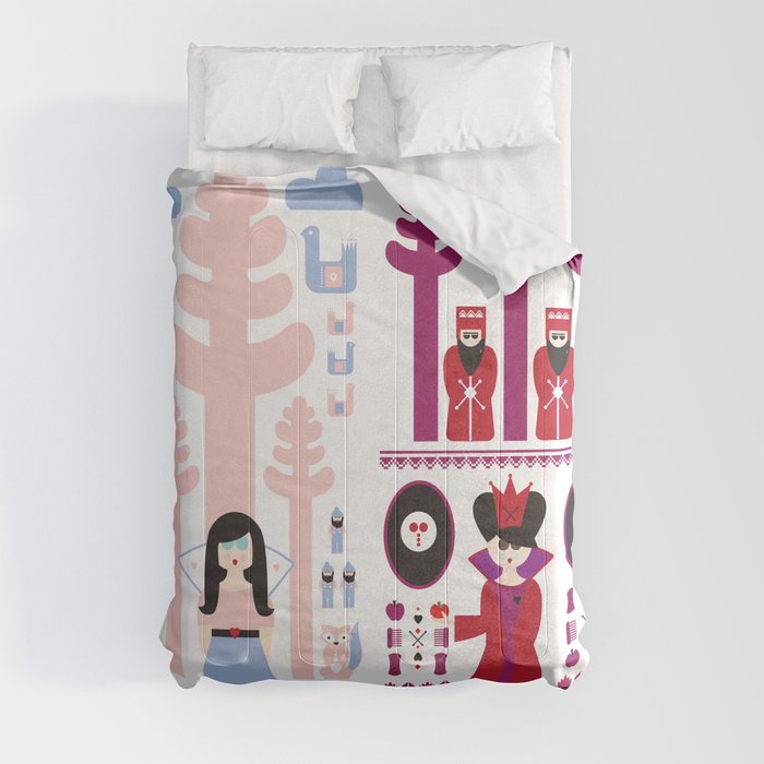 Good vs Evil: Snow White and the Evil Queen Comforter