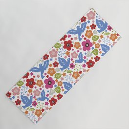 Fly with flowers Yoga Mat