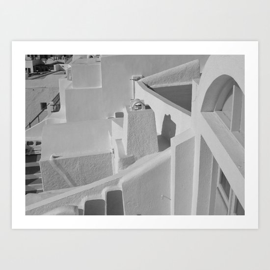 Oia Life Art Print