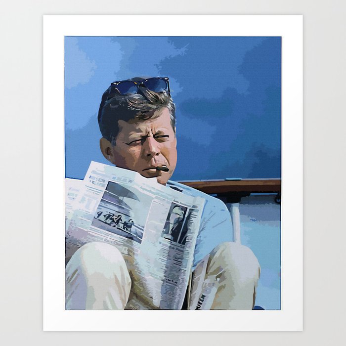 JFK Art Print