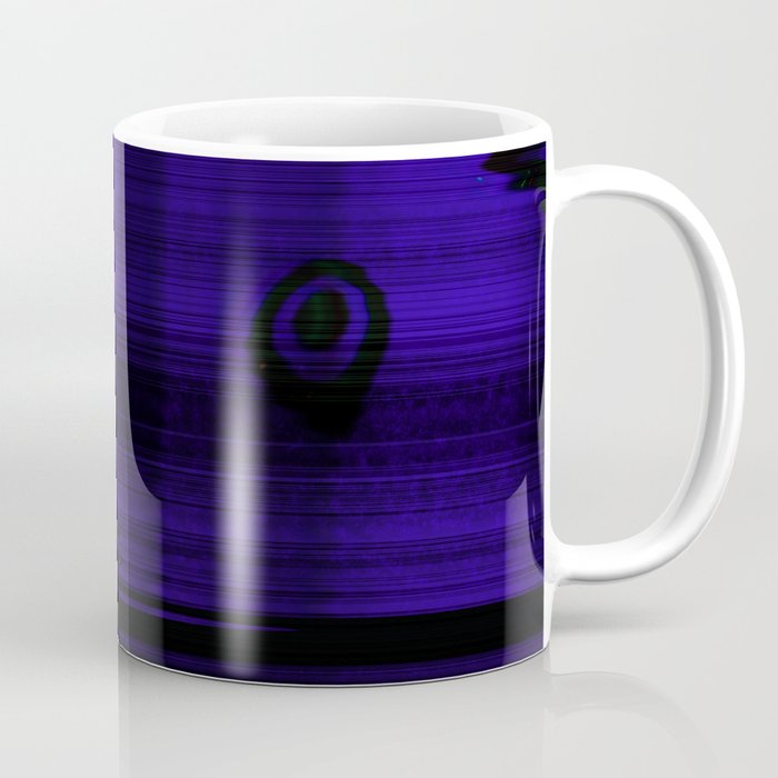 Deep blue motion lines Coffee Mug