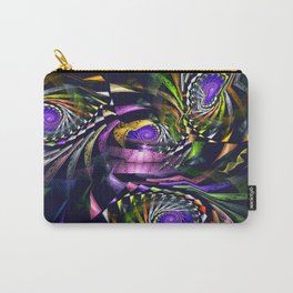 Shattered, modern fractal abstract Carry-All Pouch