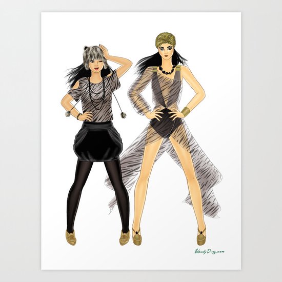 Fashion Journal: Day 29 Art Print