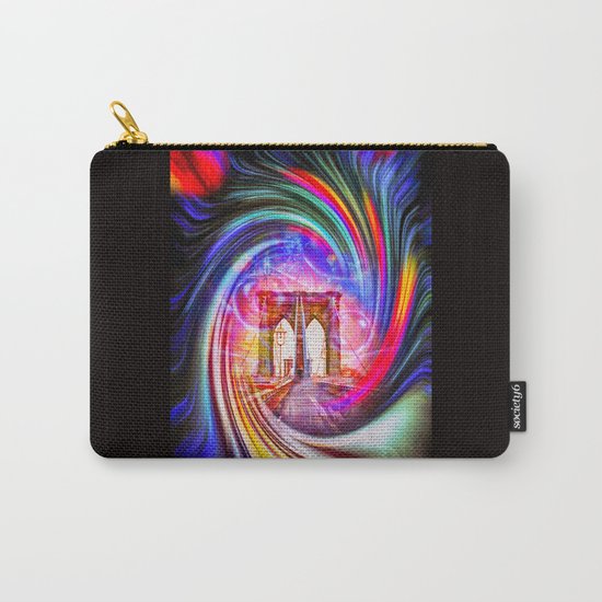 New York Brooklyn Bridge Carry-All Pouch