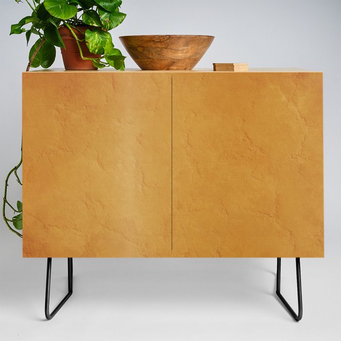 Orange Wall Credenza