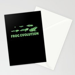 Frog Evolution The Emergence Of A Frog Stationery Card