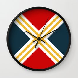 Nautical geometry 3 Wall Clock