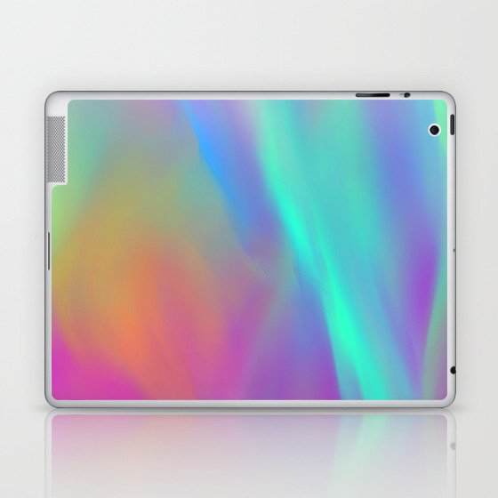 Neon Flow Nebula #5 Laptop & iPad Skin