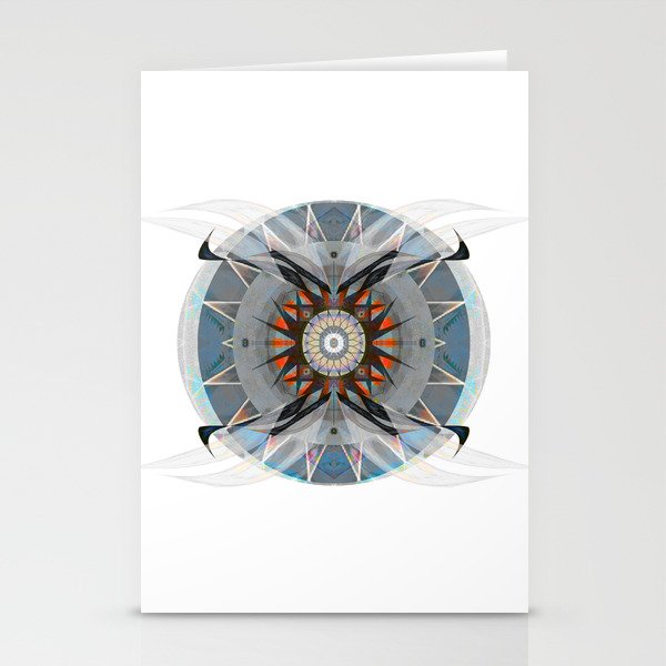 Mandala of Sacred Peace Sacred Geometry Art Print Stationery Cards