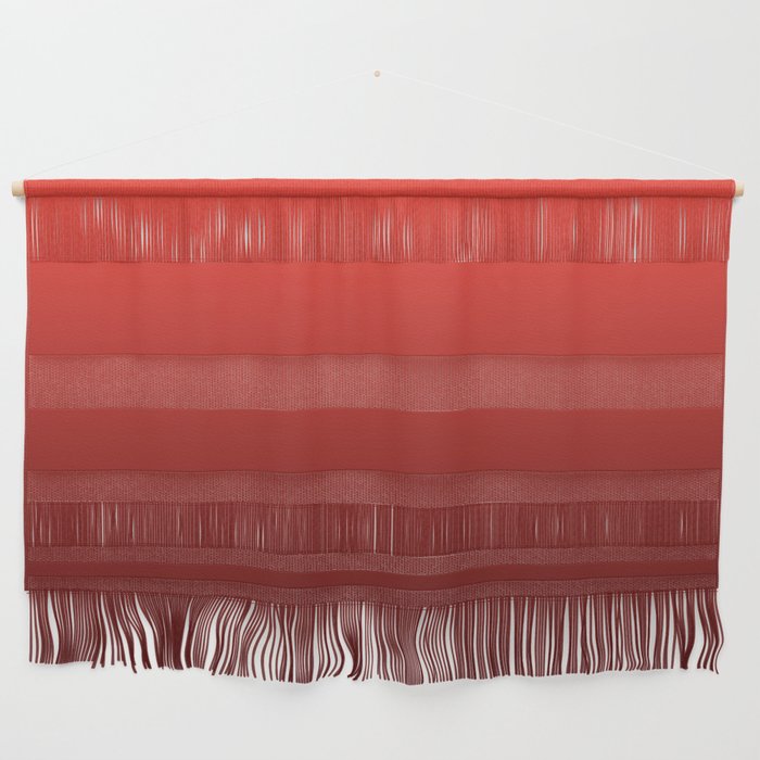 Gradient Collection - Deep Strawberry Red Wall Hanging