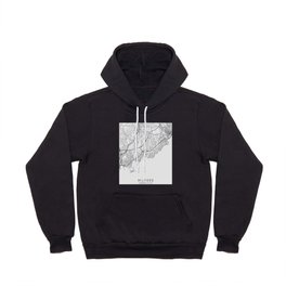 Milford Connecticut city map Hoody