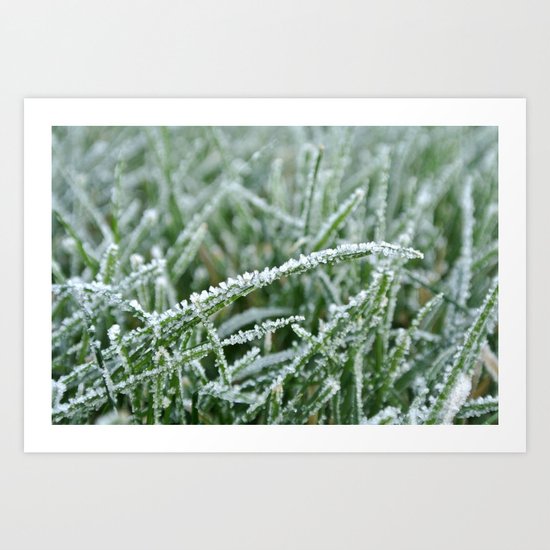 Icy Blades Art Print