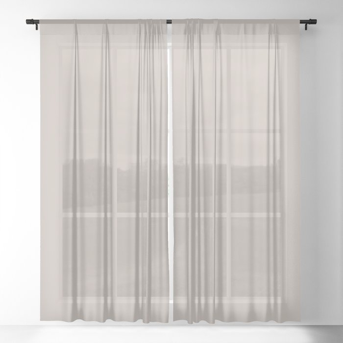 Legendary Tan Sheer Curtain