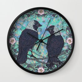 Forever Jackdaws Wall Clock
