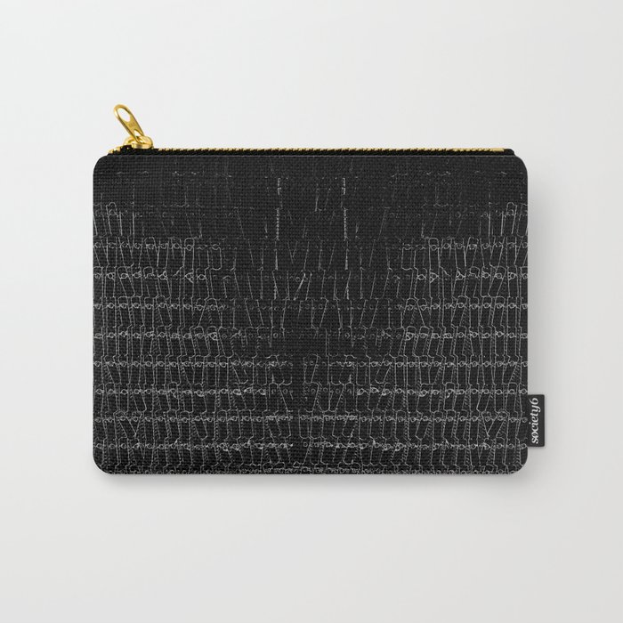 Messy Brick Pattern Carry-All Pouch