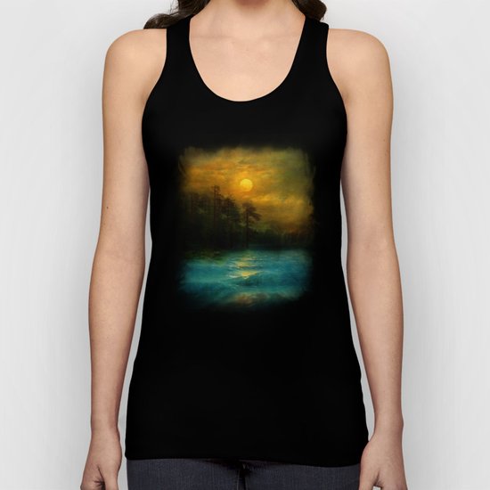 Hope, in the turquoise water. Unisex Tank Top