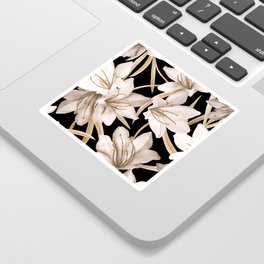 Watercolor Floral and Leaves 01 Sticker