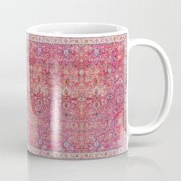 N45 - Pink Vintage Traditional Moroccan Boho & Farmhouse Style Artwork. Coffee Mug