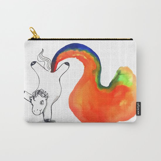 Rainbow Farting Unicorn College Dorm Decor Carry-All Pouch
