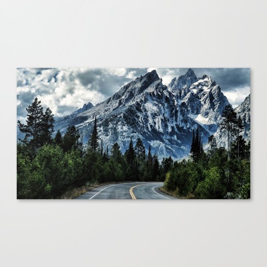 Mountain road Canvas Print