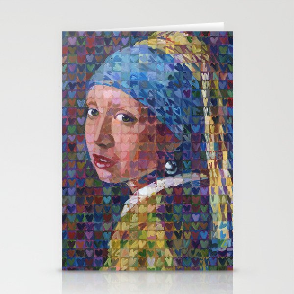 I "Heart" Girl With A Pearl Earring Stationery Cards