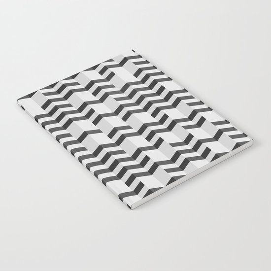 FOLDED / black Notebook