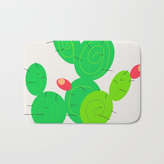 Potted Cactus Bath Mat