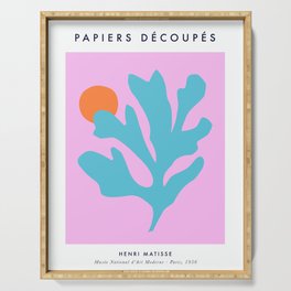 Matisse Poster 1. Leaf & Sun cut-outs Serving Tray