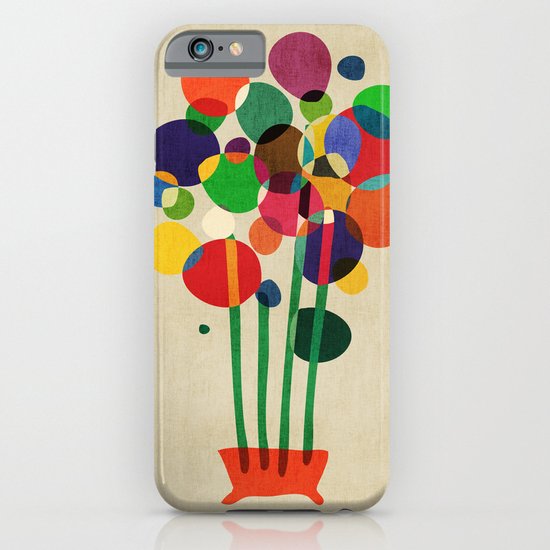 Happy flowers in the vase iPhone & iPod Case