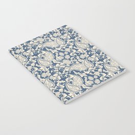 Vintage & Shabby Chic - William Morris Classic Blue Antique Floral Notebook