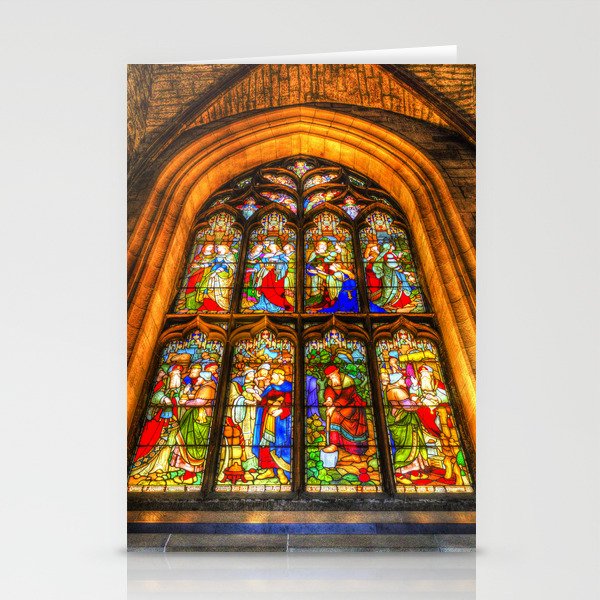 Stained Glass Window Stationery Cards