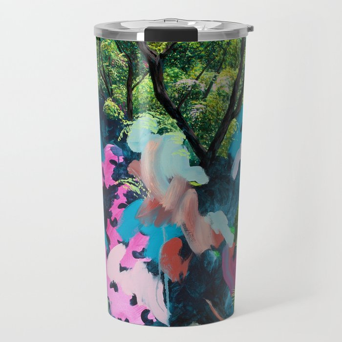 Werrong with Pink and Blue Travel Mug