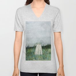 Forget me not meadow V Neck T Shirt