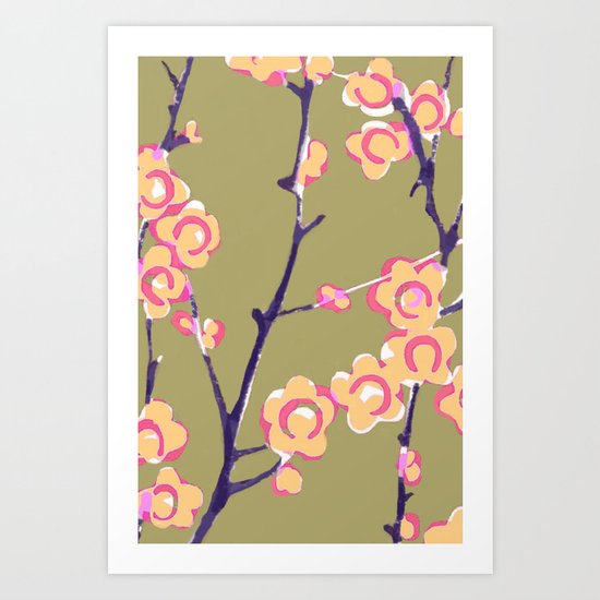 Cherry Blossom Spring Art Print