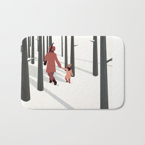 we're not out of the woods yet... Bath Mat