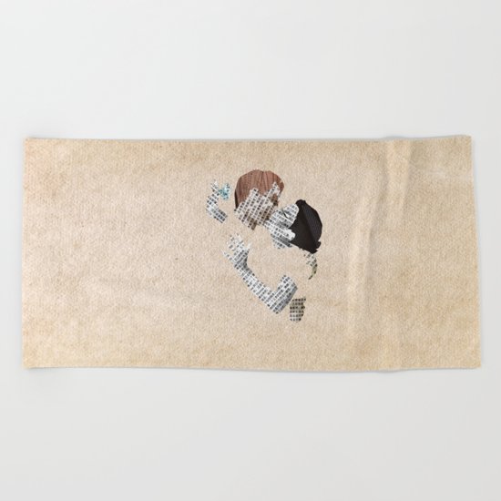 Retro Love Beach Towel