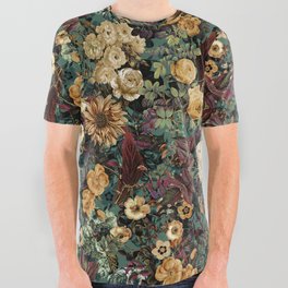 Isolated Blooms All Over Graphic Tee