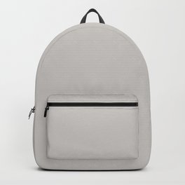 Pastel Light Gray Solid Color Pairs with Sherwin Williams 2020 Trending Color Grayish SW6001 Backpack